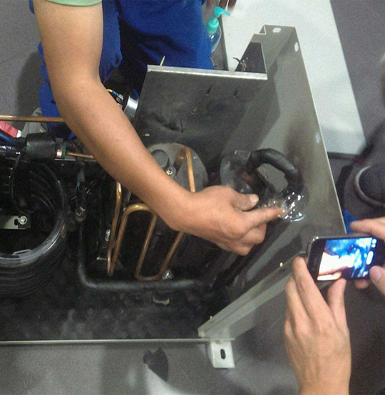 曲松维修空调制冷效果差