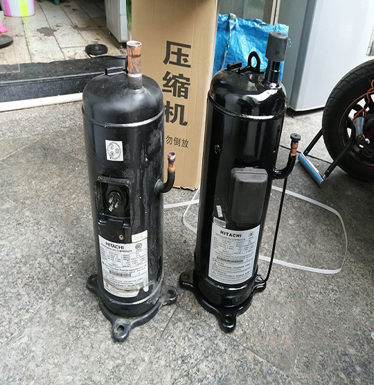 曲松中央空调压缩机的更换维修